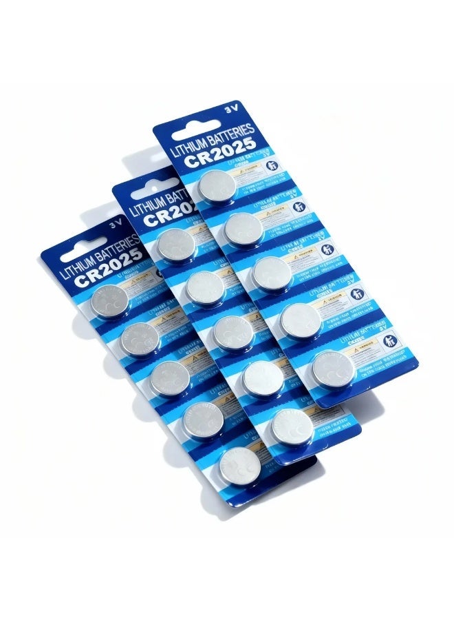 robotgcc CR2025 3V Lithium Coin Battery 10-Pack (2×5 Cells) High Quality Button Cell Batteries with Stable Voltage, Reliable Power and Long Shelf Life for Remote Controls, Car Keys, Watches, Calculators, Toys and Medical Devices - Image 4